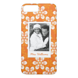 Capa iPhone 8 Plus/7 Plus Foto feita sob encomenda & teste padrão de flores