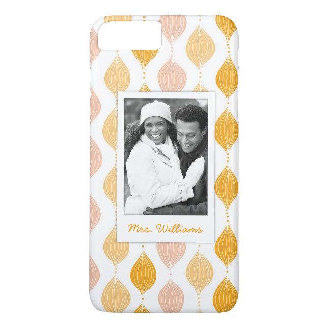 Capa Para iPhone, Case-Mate Foto feita sob encomenda & teste padrão dourado de (Verso)
