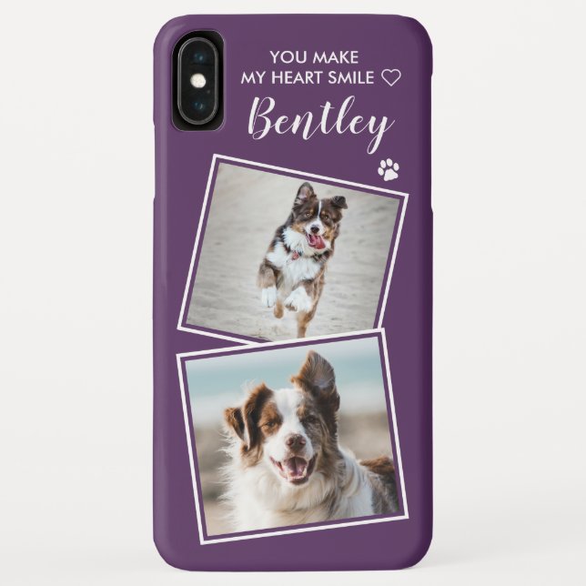 Capa Para iPhone, Case-Mate Foto Personalizada Cachorro Gato Colagem Cachorro  (Verso)