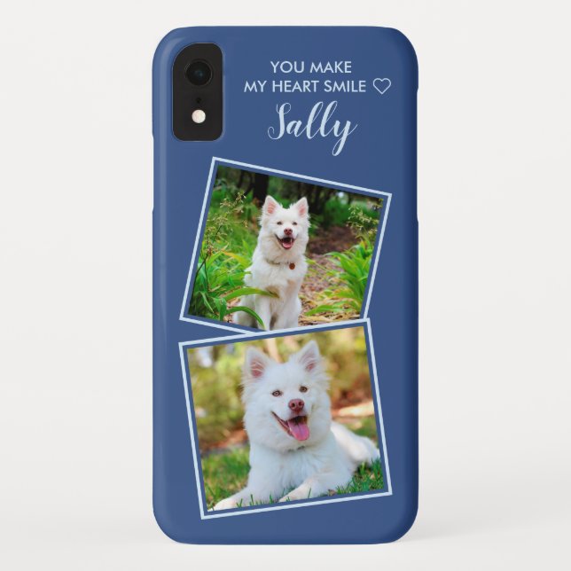 Capa Para iPhone, Case-Mate Foto Personalizada Colagem de Cachorros de Pet Cac (Verso)