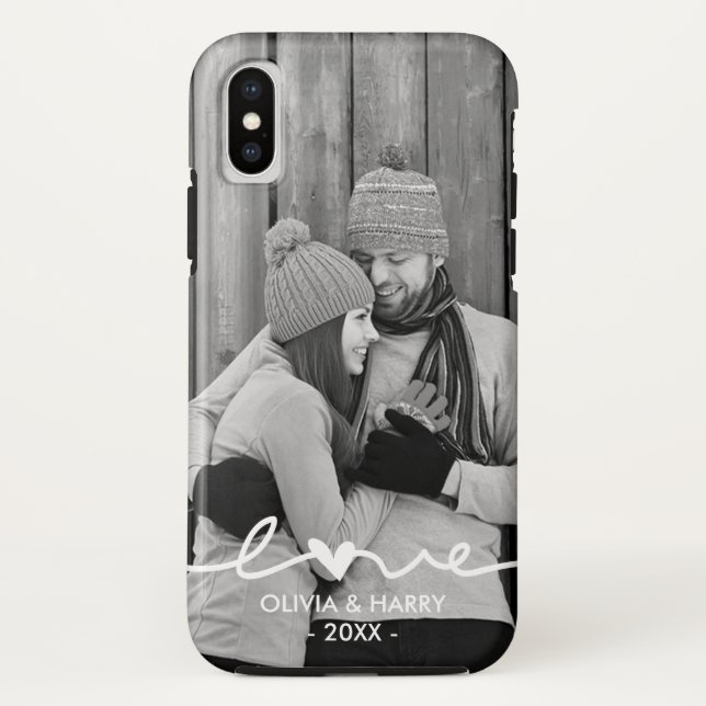 Capa Para iPhone, Case-Mate Foto personalizada com script de amor (Verso)