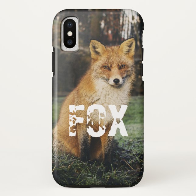 Capa Para iPhone, Case-Mate Foto personalizada fofo Fox animal adorável chic n (Verso)