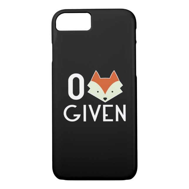 Capa Para iPhone, Case-Mate Fox zero dado (Verso)