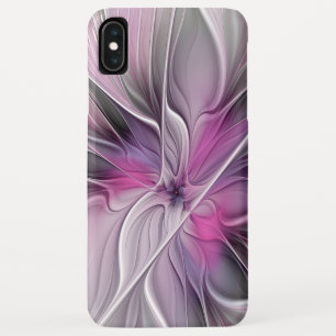 Capa Para iPhone Da Case-Mate Fractal Fractal Moderna Abstrato com Cinza Rosa Fl