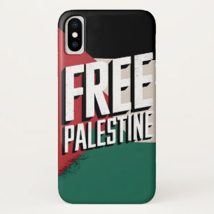 Capa Para iPhone Da Case-Mate Free Palestine iPhone X Case: Símbolo de Solidarie