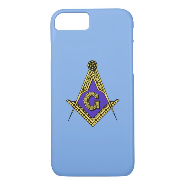 Capa Para iPhone, Case-Mate Freemason (azul) (Verso)