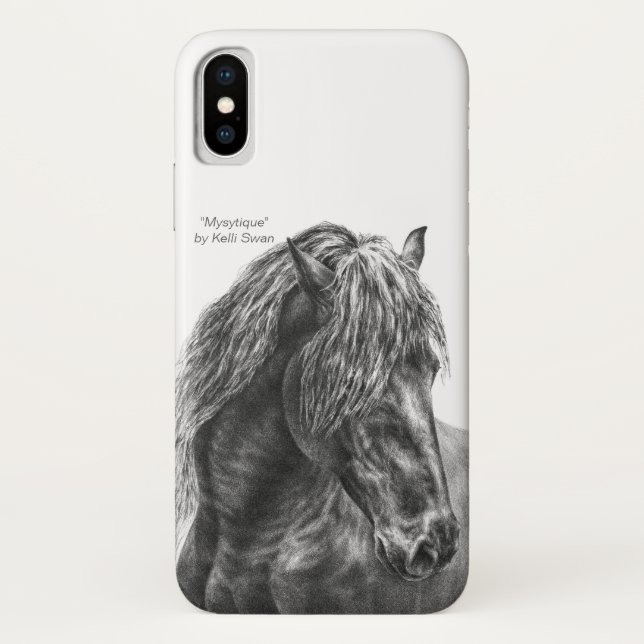 Capa Para iPhone, Case-Mate Frísia Horse Retrait Wavy Mane (Verso)