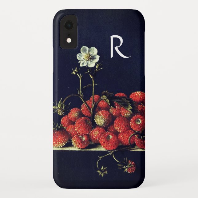CAPA PARA iPhone, Case-Mate  FRUTAS DA SEASON, ESTRANHAS E FLORES DE ESTRANHA (Verso)