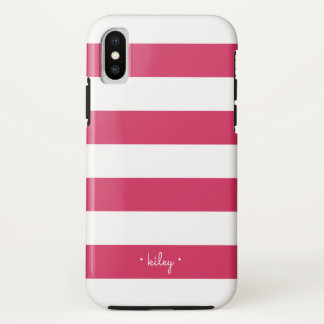 Capa Para iPhone Da Case-Mate Fúchsia - Rosa e White Strike Personalizada