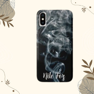 Capa Para iPhone Da Case-Mate Fumaça Abstrato Fume Fundo, Seu Nome