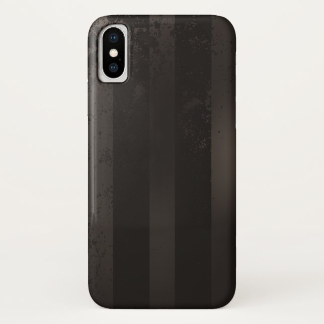 Capa Para iPhone, Case-Mate Fundo castanho listrado a vapor (Verso)