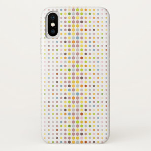 Capa Para iPhone X Fundo colorido do ponto