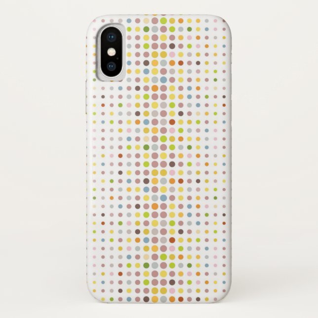 Capa Para iPhone, Case-Mate Fundo colorido do ponto (Verso)