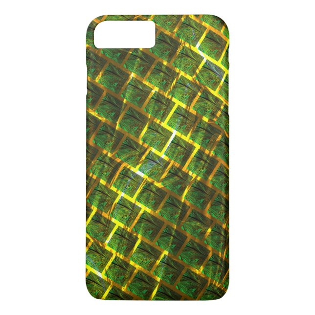 Capa Para iPhone, Case-Mate Fundo com imagem verde dourada? (Verso)
