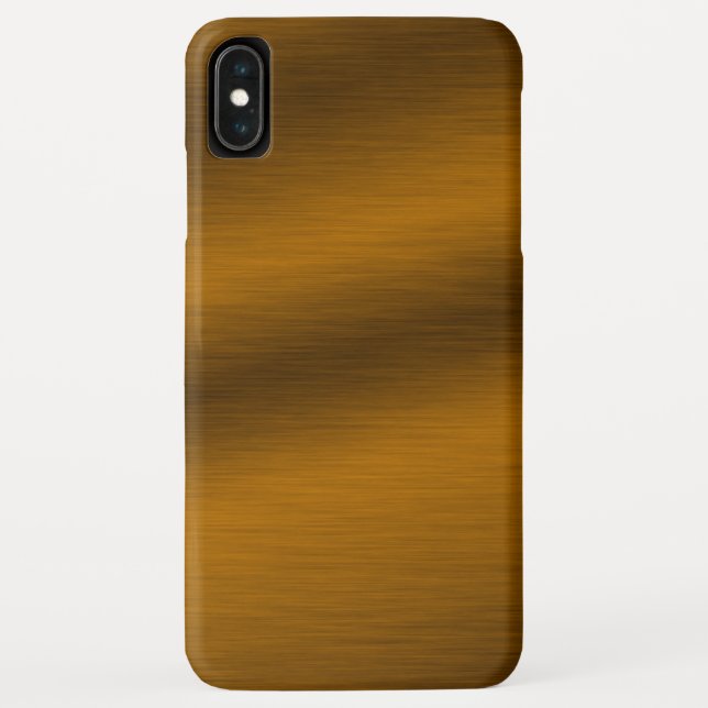 Capa Para iPhone, Case-Mate Fundo de aparência do bronze escovado (Verso)