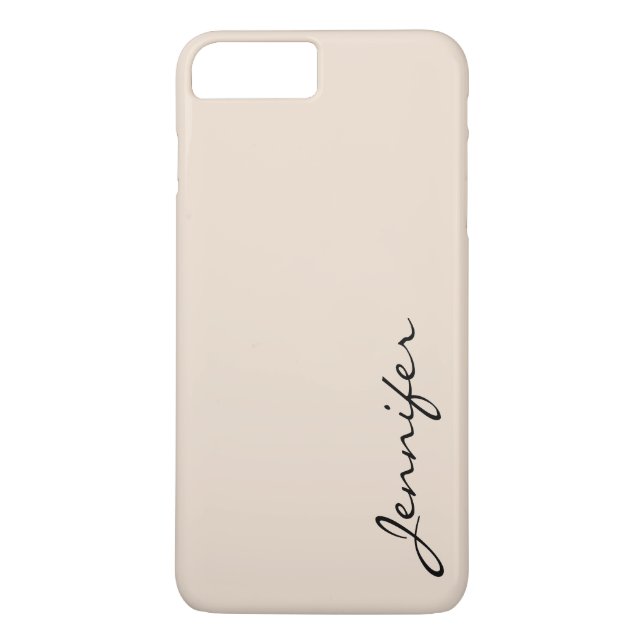 Capa Para iPhone, Case-Mate Fundo de cor da amêndoa (Verso)