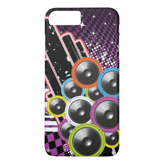 Capa Para iPhone, Case-Mate Fundo do Grunge (Verso)