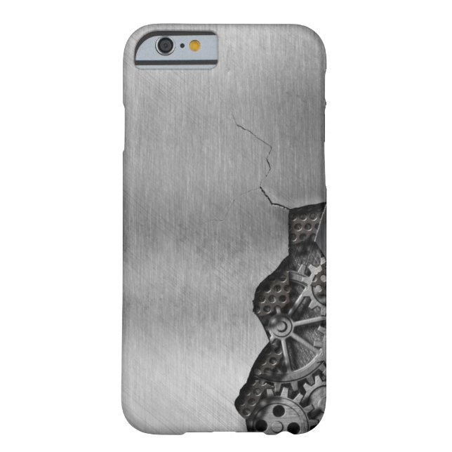 Capa Para iPhone, Case-Mate Fundo do metal com dano mecânico (Verso)