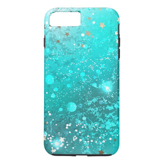 Capa Para iPhone, Case-Mate Fundo do Mint Turquoise Foil (Verso)