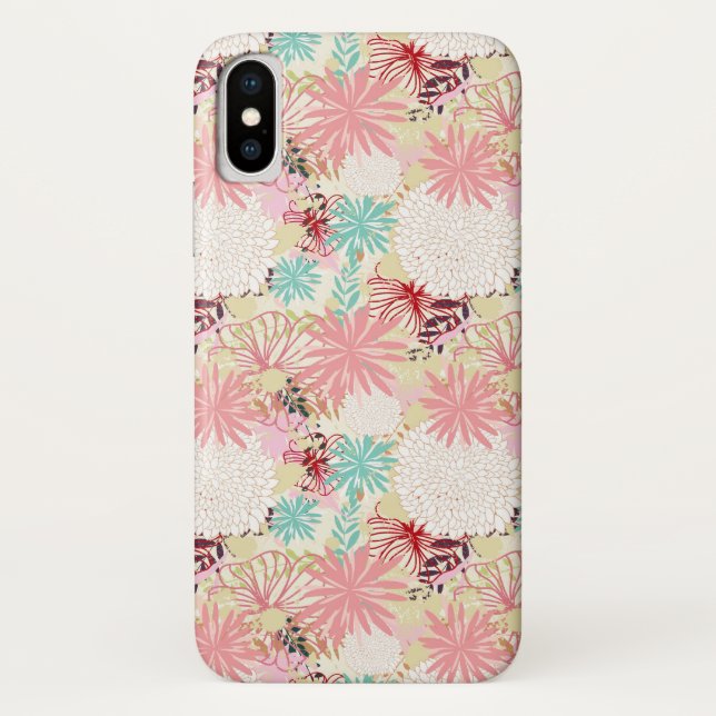 Capa Para iPhone, Case-Mate Fundo floral 4 (Verso)