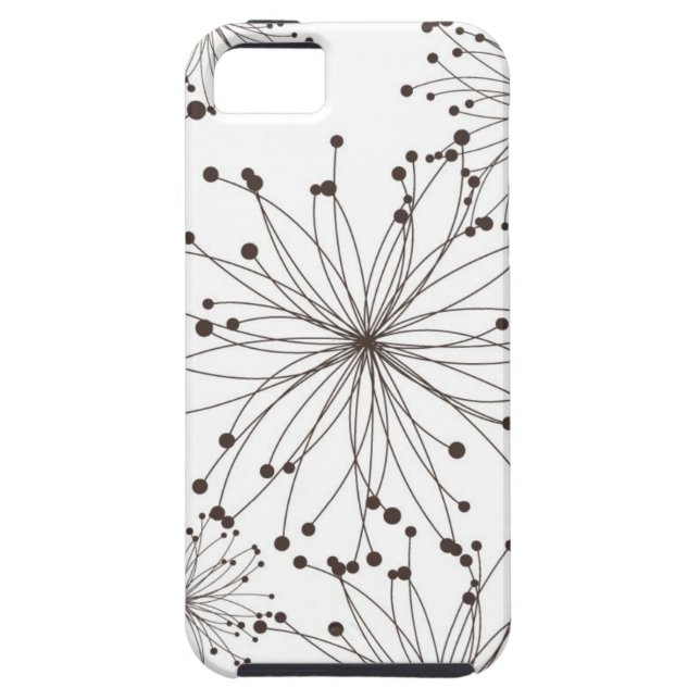 Capa Para iPhone, Case-Mate Fundo floral retro (Traseira)