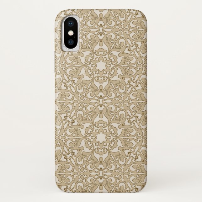 Capa Para iPhone, Case-Mate Fundo ornamentado floral (Verso)