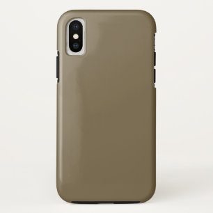 Capa Para iPhone XS Fundo Personalizável do Decor de Cor do Café do