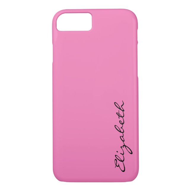 Capa Para iPhone, Case-Mate Fundo Rosa Simples (Verso)