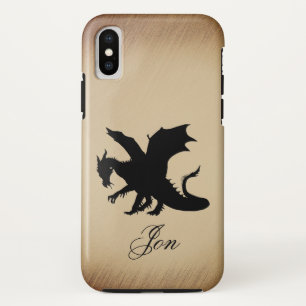 Capa Para iPhone Da Case-Mate Fundo Russo do Dragão Negro Pessoal
