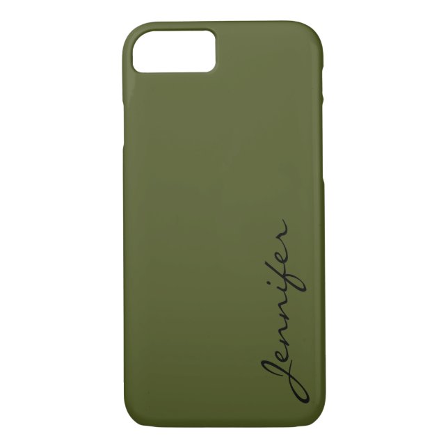 Capa Para iPhone, Case-Mate Fundo verde do exército (Verso)