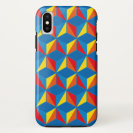 Capa Para iPhone X Funky Summer Retro Mergulha em Multicolores
