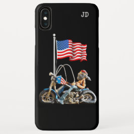 Capa Para iPhone Da Case-Mate Funny Biker American Flag