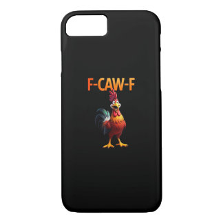 Capa iPhone 8/7 Funny F Caw F Chicken Gothic Vintage Style