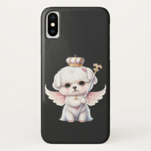 Capa Para iPhone Da Case-Mate Furry Joy: Angel Wing Maltês Cachorro Puppy Gift