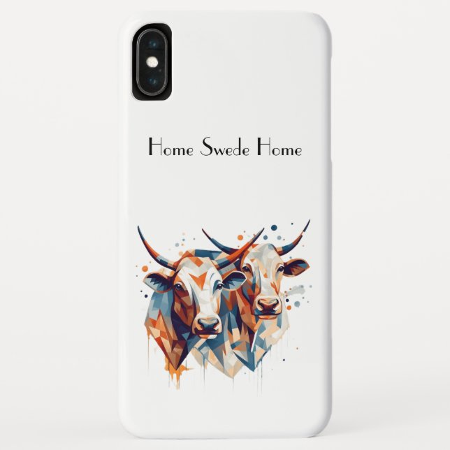 Capa Para iPhone, Case-Mate Gado Scandi Farmhouse, personalizado (Verso)