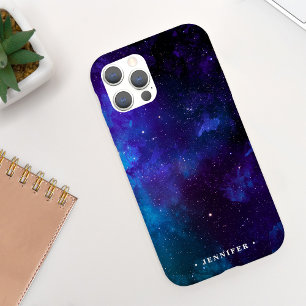 Capa Para iPhone Da Case-Mate Galáxia legal de espaço profundo com nome