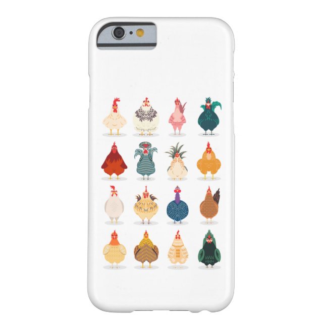 Capa Para iPhone, Case-Mate Galinha Cute (Verso)