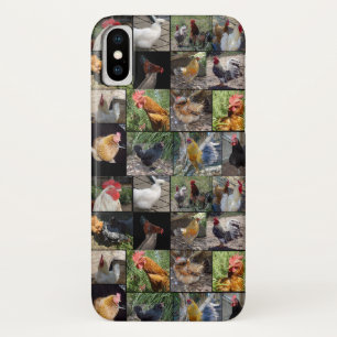 Capa Para iPhone Da Case-Mate Galinha E Colagem De Fotos De Galo,