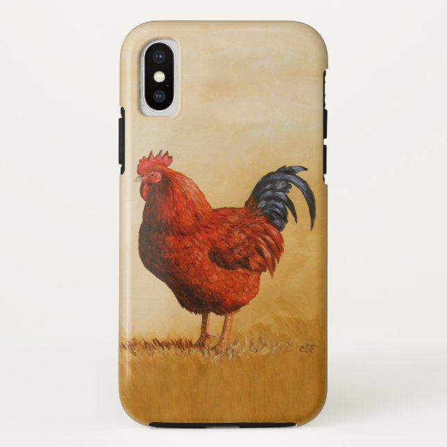 Capa Para iPhone, Case-Mate Galinha Rhode Island Red Rooster (Verso)