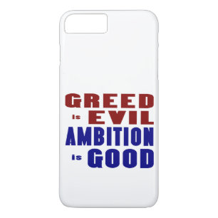 Capa iPhone 8 Plus/7 Plus Ganância e Ambição