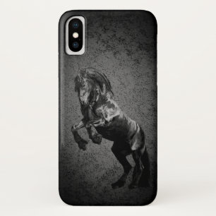 Capa Para iPhone Da Case-Mate Garanhão preto do frisão, a beleza preta, cavalo