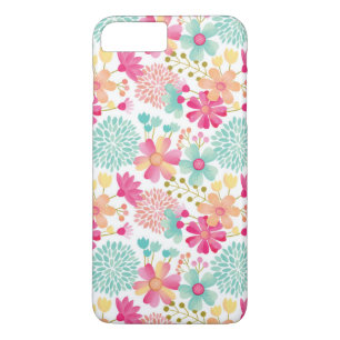 Capa iPhone 8 Plus/7 Plus Garotas Floral Apple iPhone 8 Plus Protetor de Cob