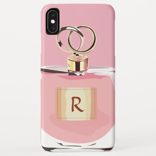 Capa Para iPhone, Case-Mate Garrafa de perfume à moda do rosa feminino da (Verso)
