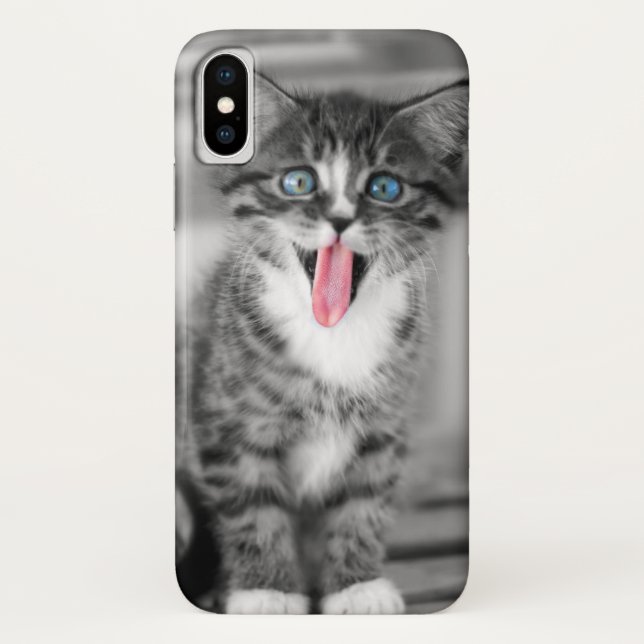 Capa Para iPhone, Case-Mate Gatinho engraçado (Verso)
