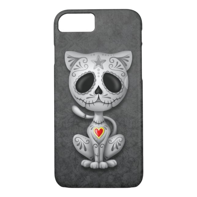 Capa Para iPhone, Case-Mate Gatinho escuro do açúcar do zombi (Verso)