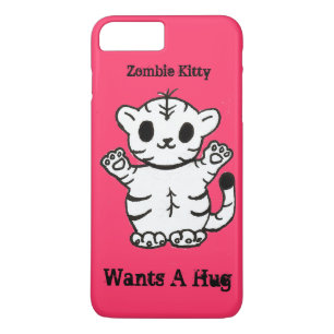 Capa iPhone 8 Plus/7 Plus Gatinho Zumbi Quer Um Abraço