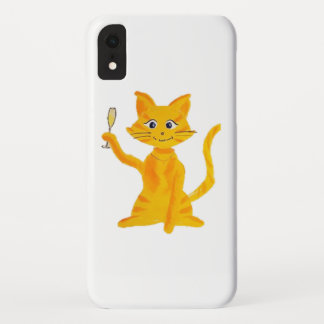 Capa Para iPhone Da Case-Mate Gato com Champanhe