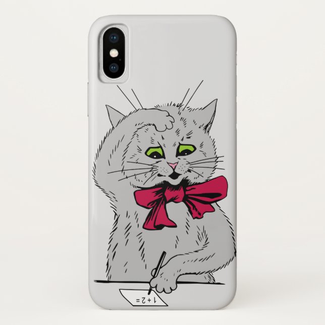 Capa Para iPhone, Case-Mate Gato de Matemática da Esquerda (Verso)