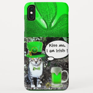 CAPA PARA iPhone DA Case-Mate GATO DO DIA DE SAINT PATRICK COM CERVEJA VERDE IRL