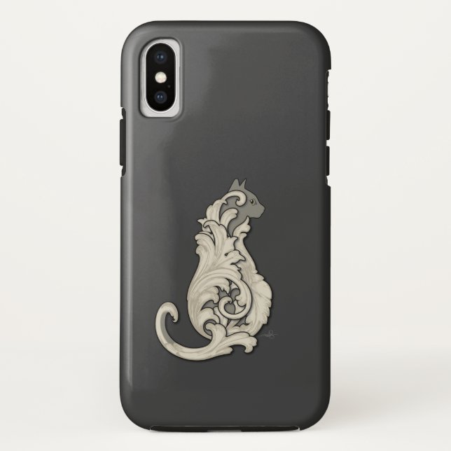 Capa Para iPhone, Case-Mate Gato Illustrista (Verso)